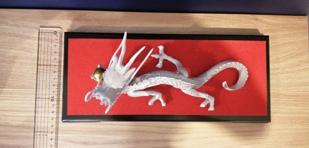 白の龍　開運龍　置物　白の開運龍