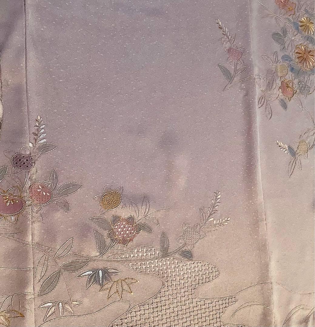 新品正絹訪問着中国三大刺繍　スワトウ刺繍　汕頭刺繍　相良刺繍　総刺繍⑨