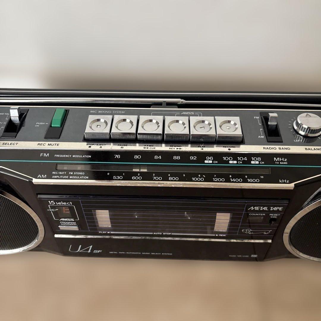 ★当時物★ SANYO MR-U4SF ラジカセ