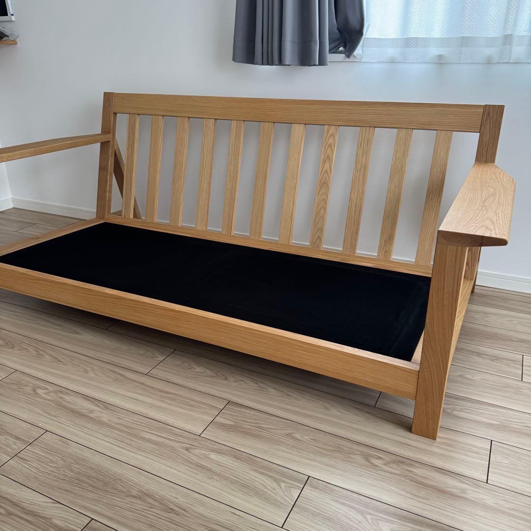 無印良品 ソファ本体2.5シータ－　木製フレームウレタンポケットコイル 注意あり