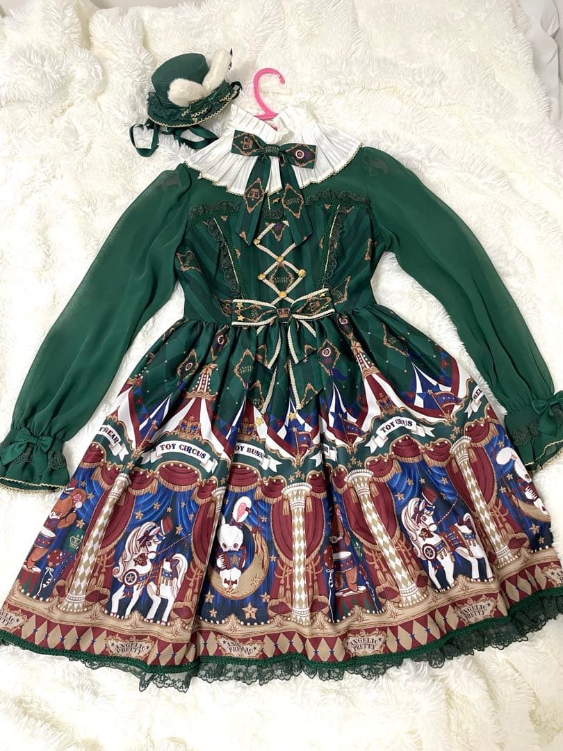 アンジェリックプリティ　トイサーカスワンピース&ミニハットセット
