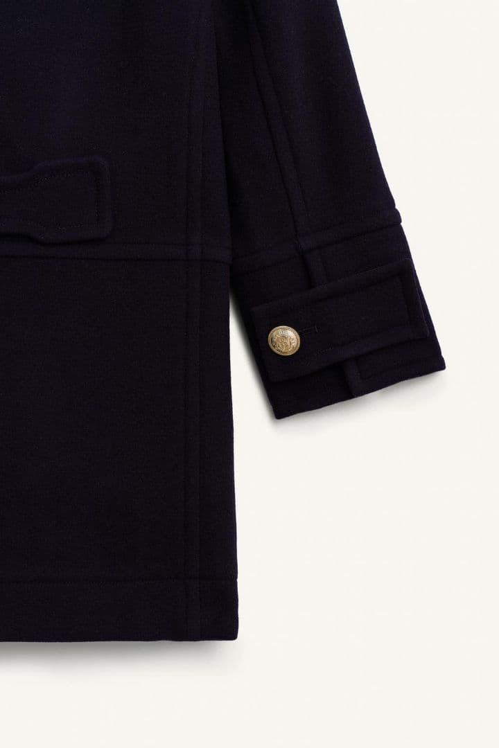 【新品タグ付き】ZARA ウールブレンドダブルブレスト仕様コート XS