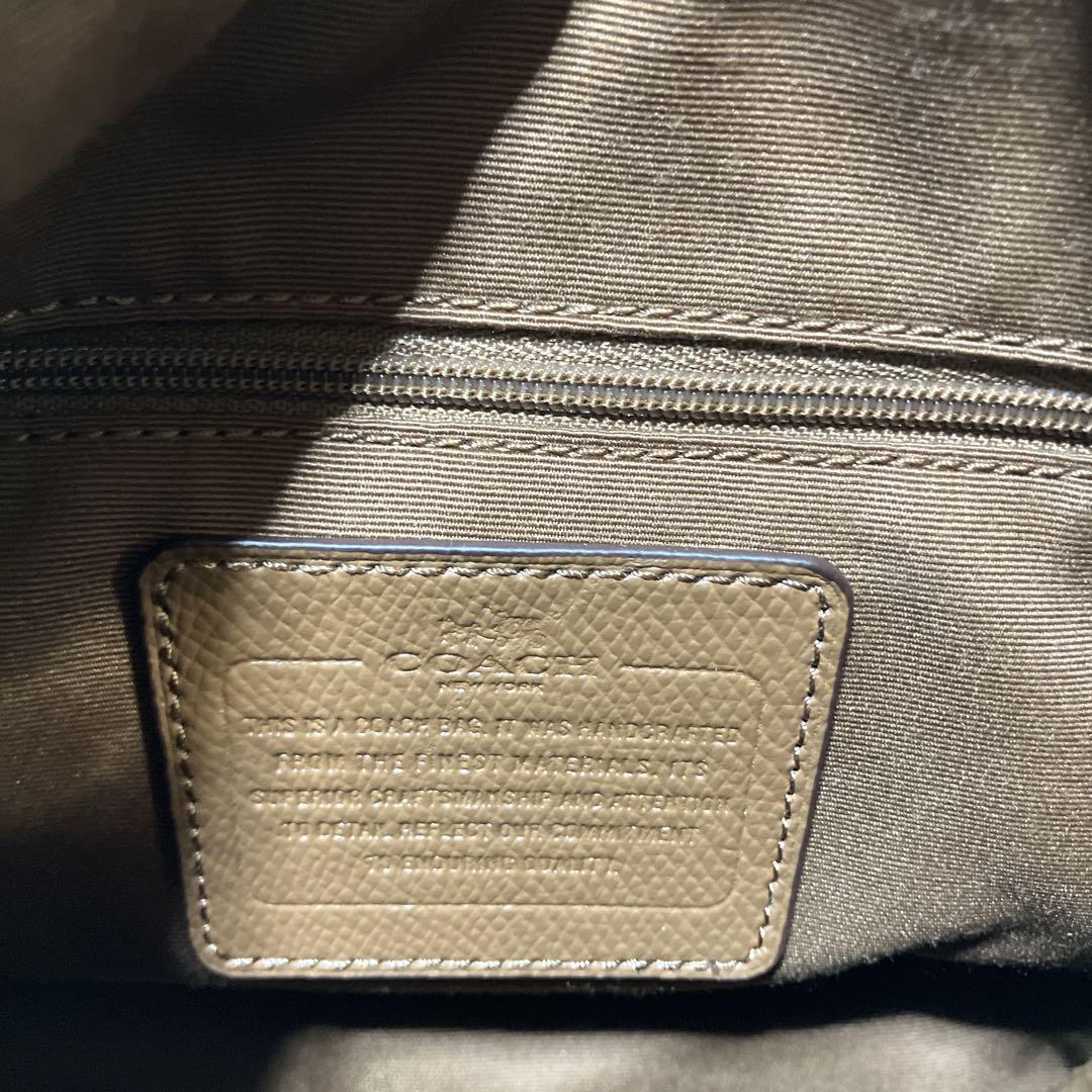 美品【COACH】コーチ シグネチャー 2WAY ショルダー　ハンドバッグ