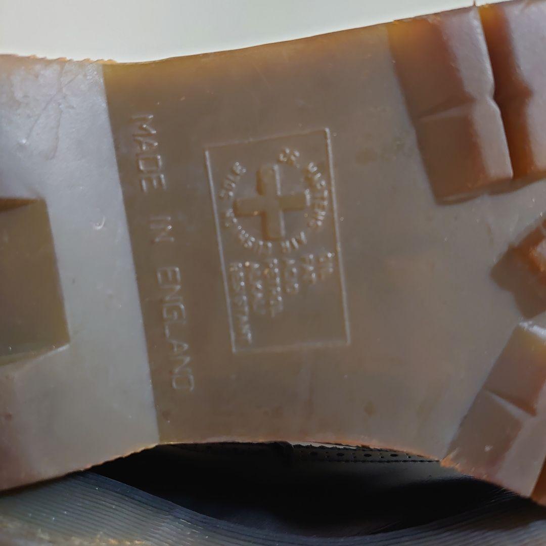 ★希少★美品★ドクターマーチン　ウイングチップ厚底　白黒　イギリス製　size９