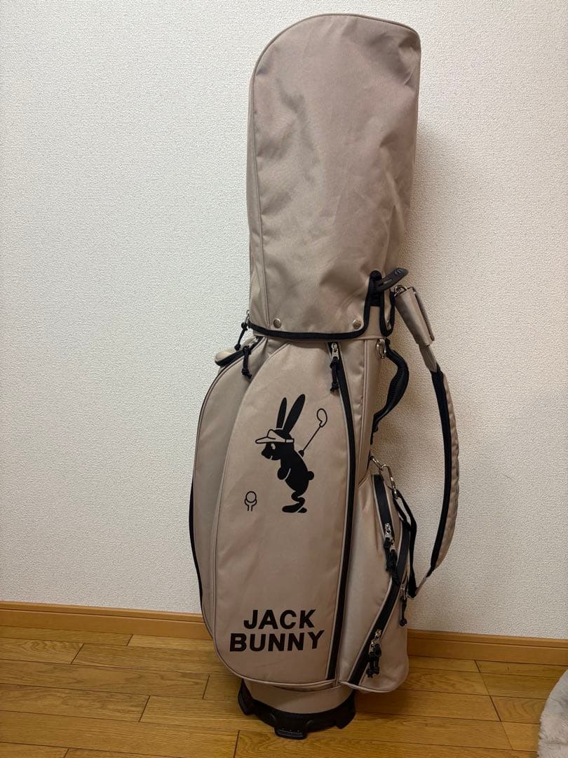 【JACK BUNNY!!】ゴルフ５限定 ジャックバニー キャディバッグベージュ