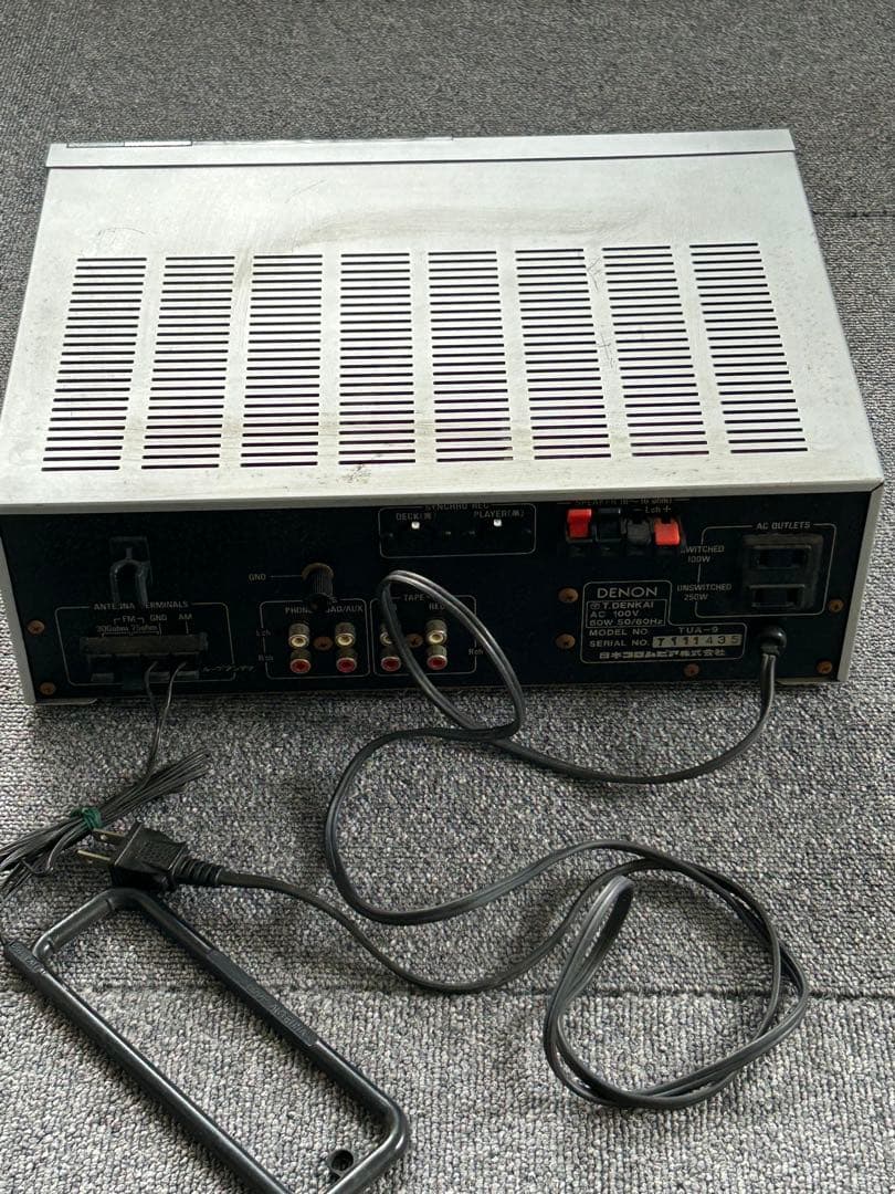 DENON DP-R25、TUA-9、DR-55 3台セット