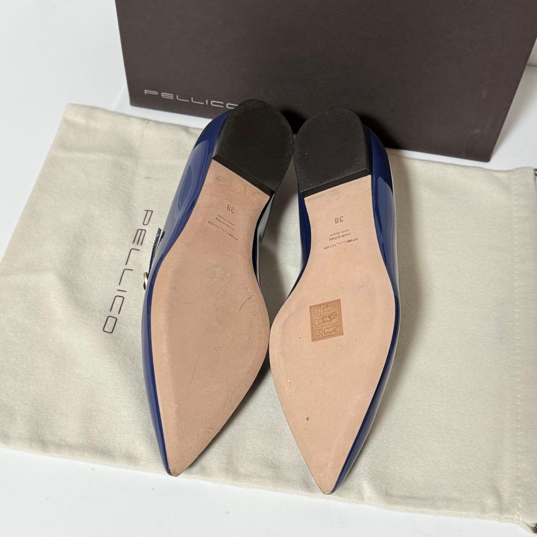 ⭐️新品未使用⭐️　PELLICO　ANDREA 10 フラットシューズ　ブルー