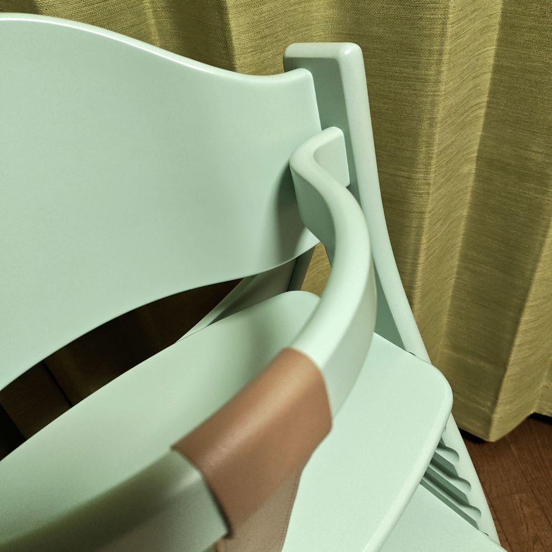 美品 yamatoya 大和屋 ハイチェア アッフルチェア ハーブグリーン