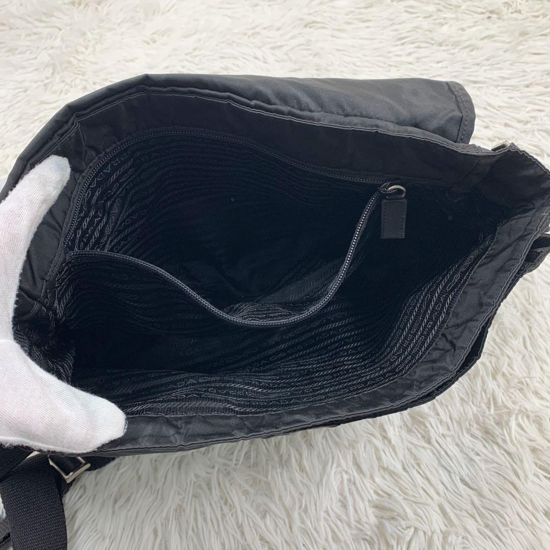 【✨極美品✨】プラダスポーツ メッセンジャーバッグ ナイロン ブラック