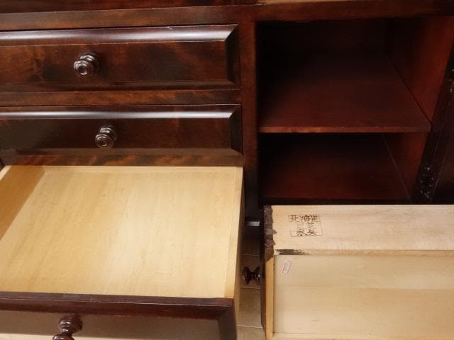 北海道民芸家具　ＨＭ８００ビューロー　ライティング　 再塗装済　ＵＳＥＤ