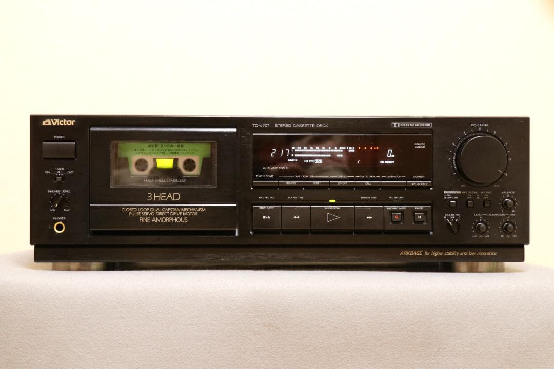 Victor TD-V707⑥カセットデッキ動作品
