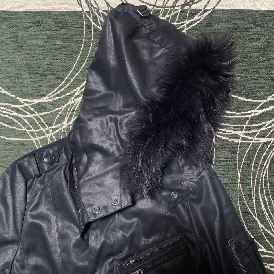 ジャケット・アウター Civarize raccoon fur coating mods coat