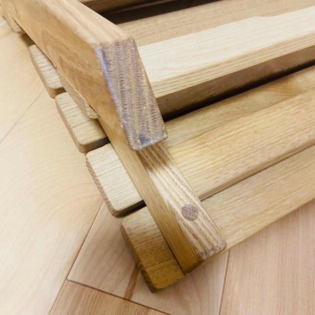 URIS あぐらチェア アウトドア木製ローチェア 2way 美品