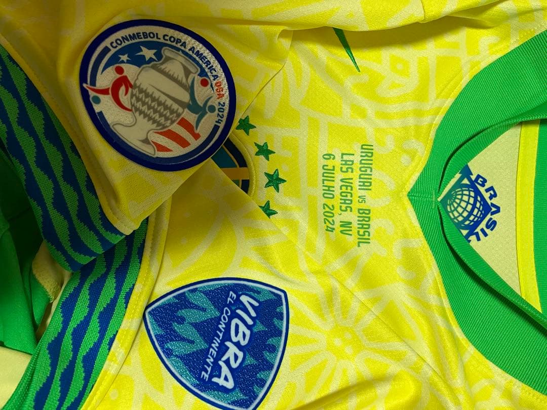 ブラジル代表ベネシウス選手コパアメリカユニフォーム　レアルマドリード