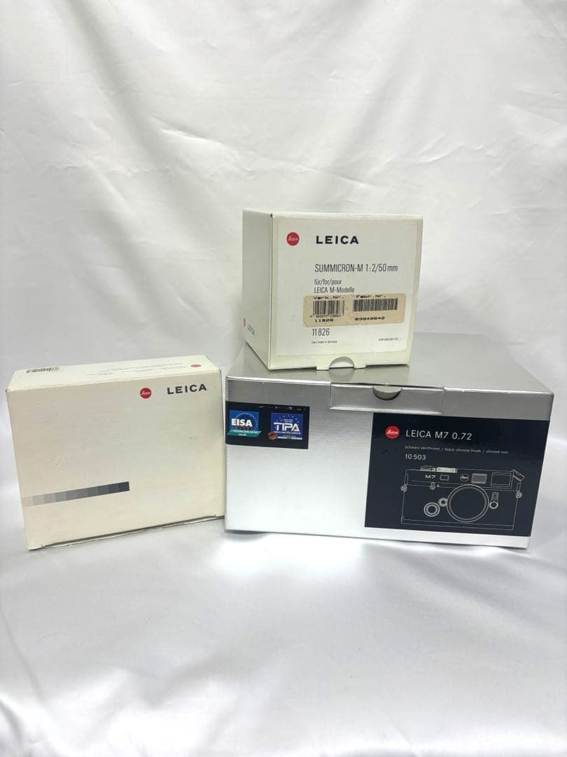 【未使用】ライカM7ブラック0.72ズミクロンf2/50ブラック セット