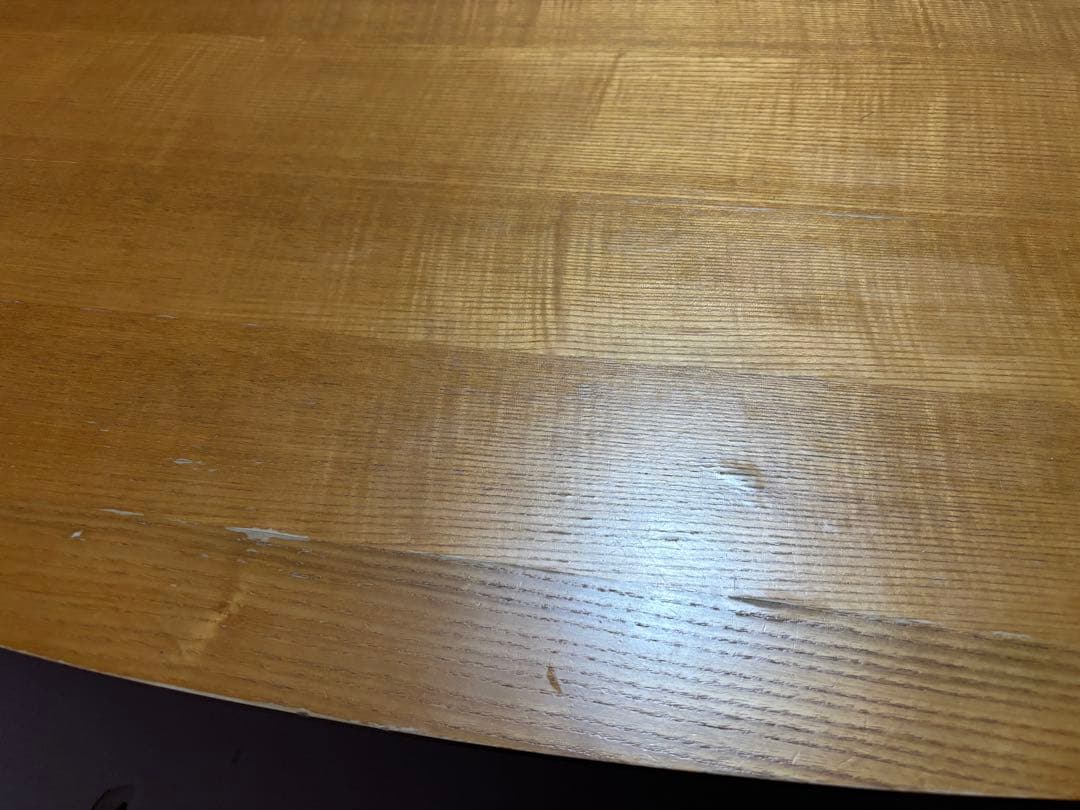 【たのメル便】無印良品 楕円形 木製 こたつ ローテーブル こたつ布団