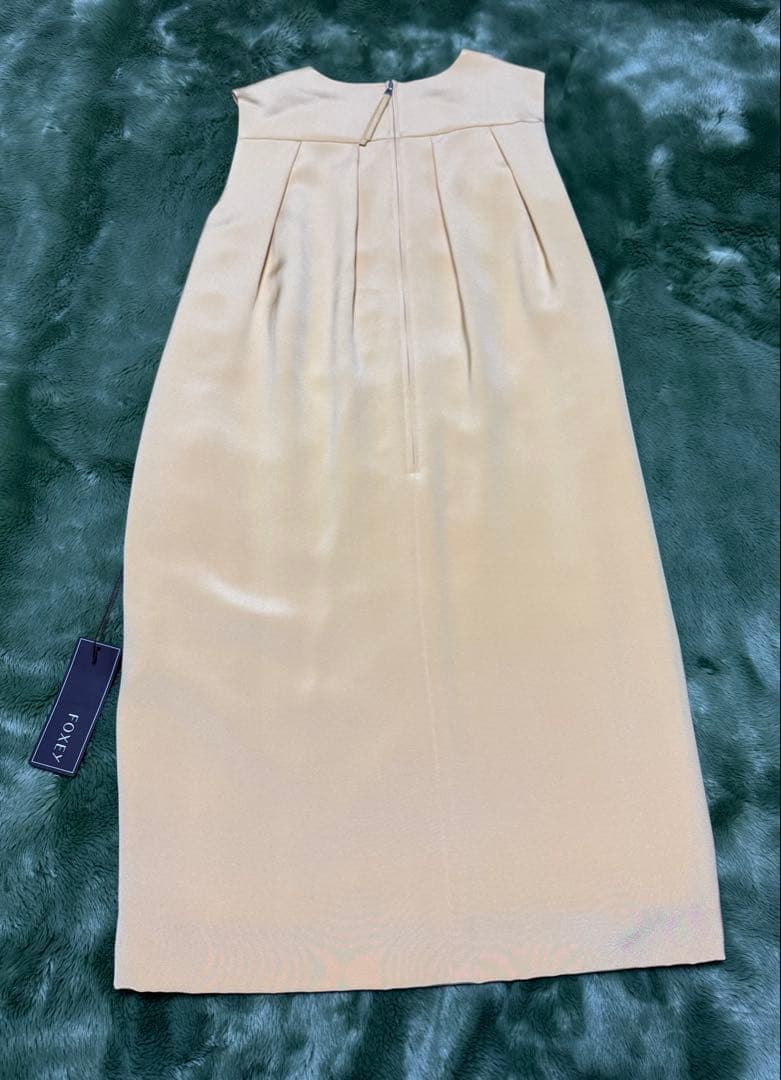 フォクシーイエローノースリーブ ワンピース