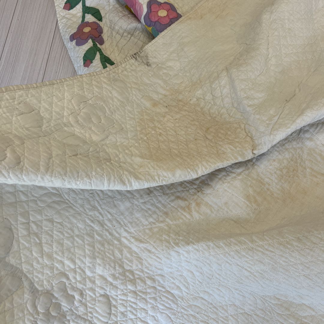 アンティークキルト✴︎フラワーバスケット