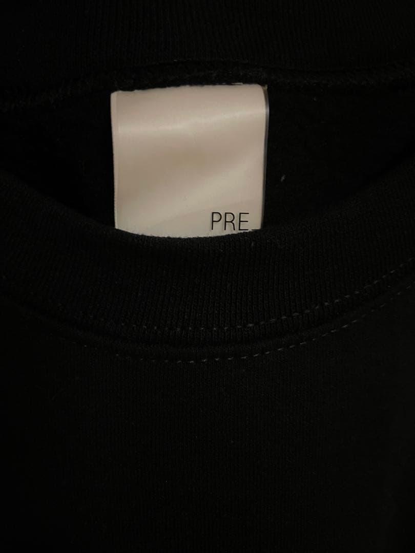 AP STUDIO PRE_/プレビッグスリーブスウェット　ブラック