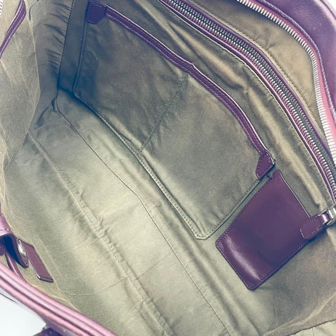 ダンヒル 2WAYブリーフケース ハムステッド シングル ドキュメント ボルドー