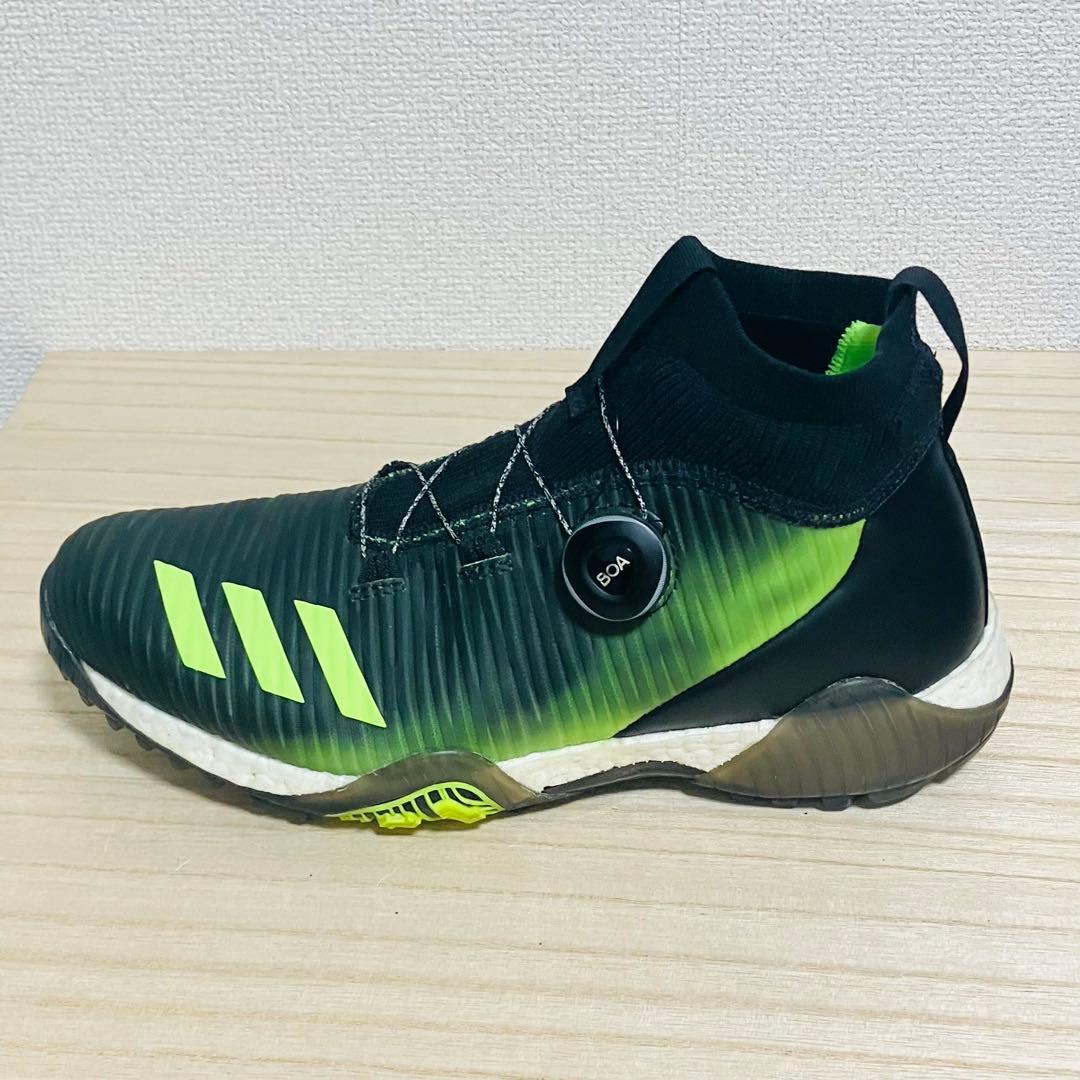 希少 美品 アディダス コードカオス ボア ブラック/グリーン 26