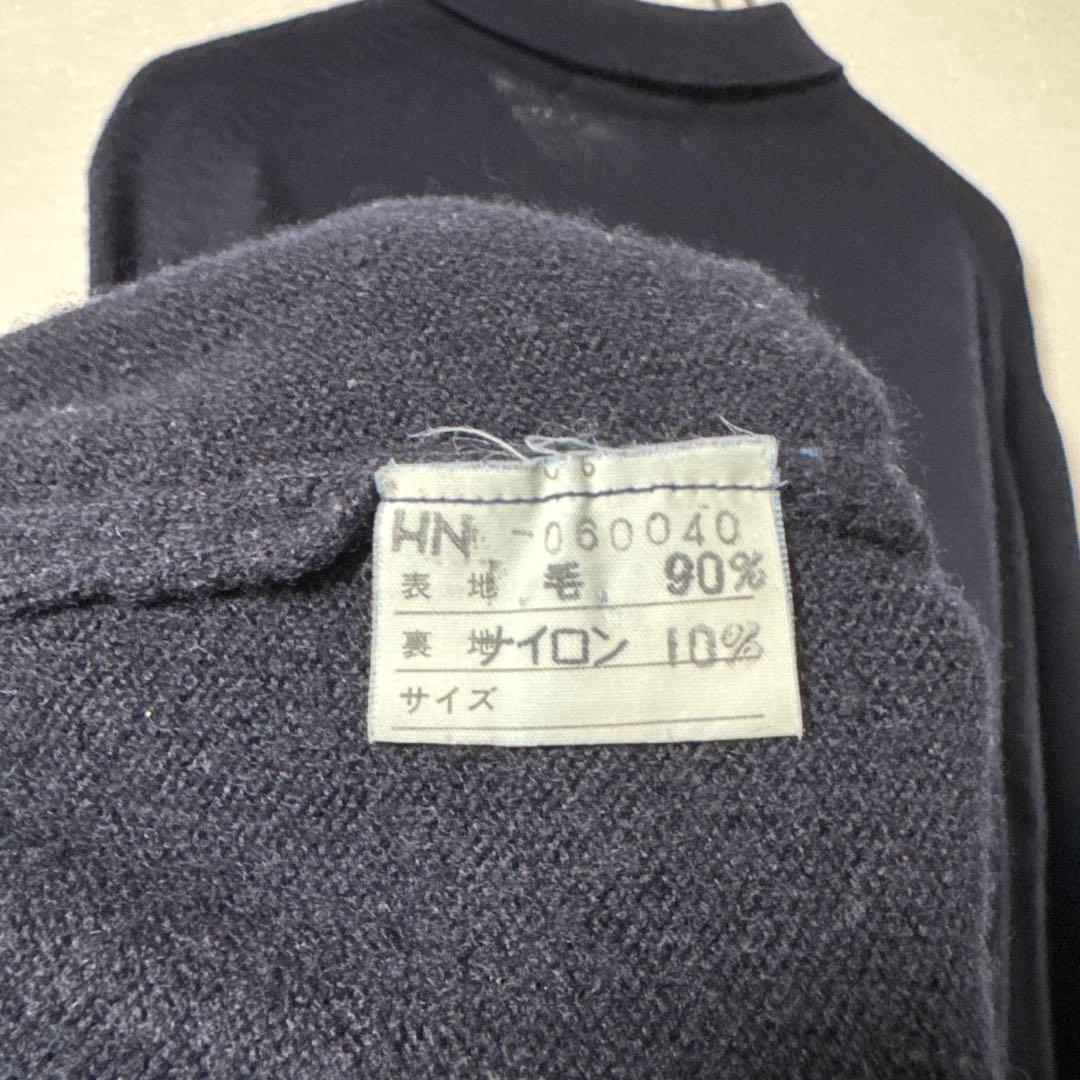 初期 デカオム COMME des GARÇONS HOMME ニットポロ 紺