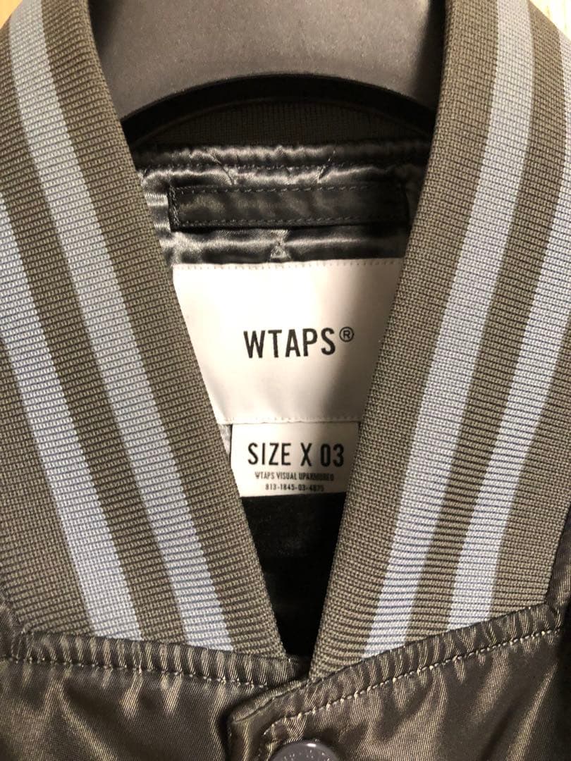 ジャケット・アウター WTAPS BENCH JACKET NYLON SATIN GRAY