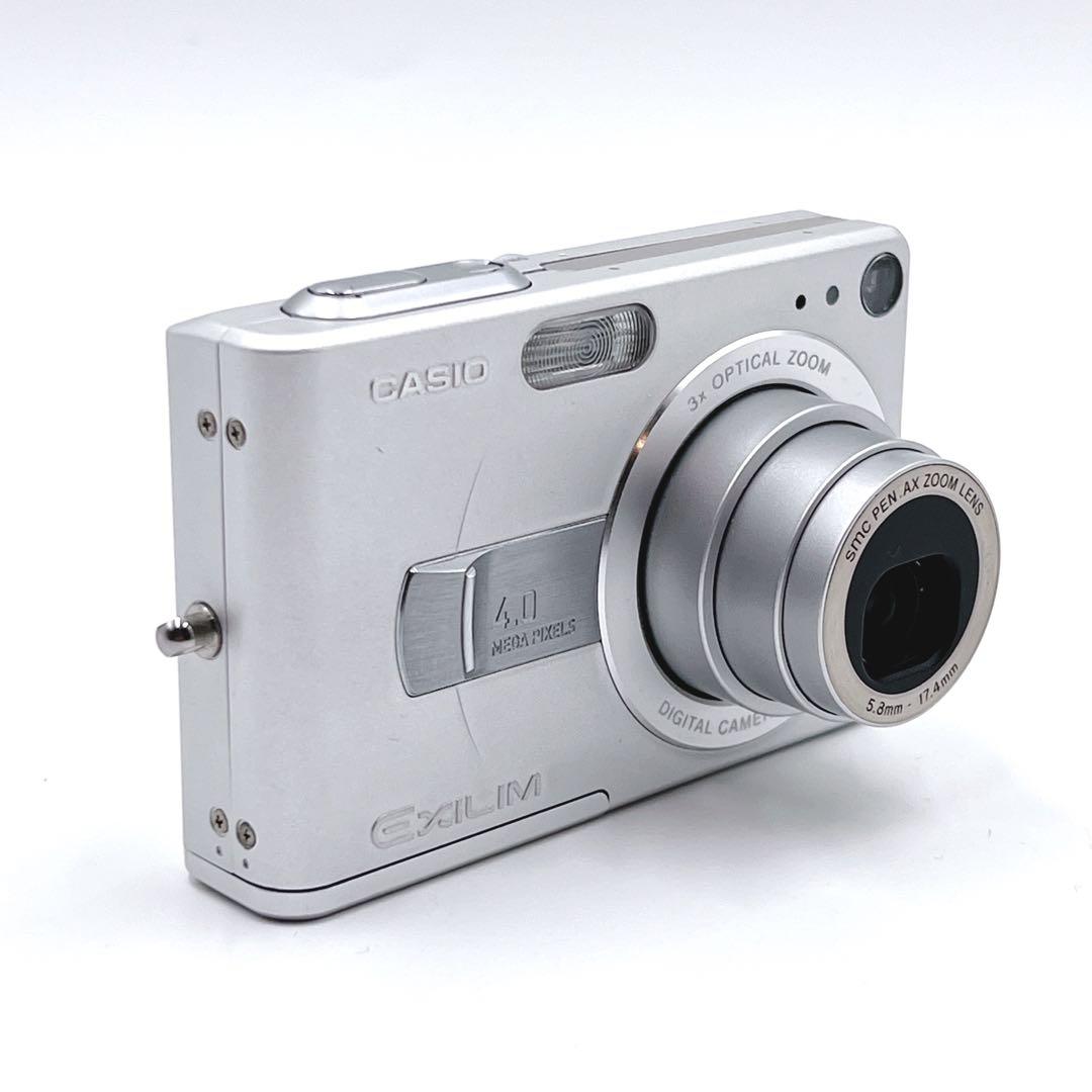 【美品】 CASIO EXILIM ZOOM EX-Z40 シルバー　コンデジ