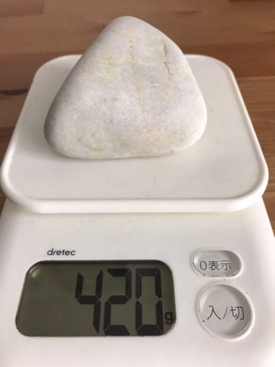 糸魚川翡翠　海石　白