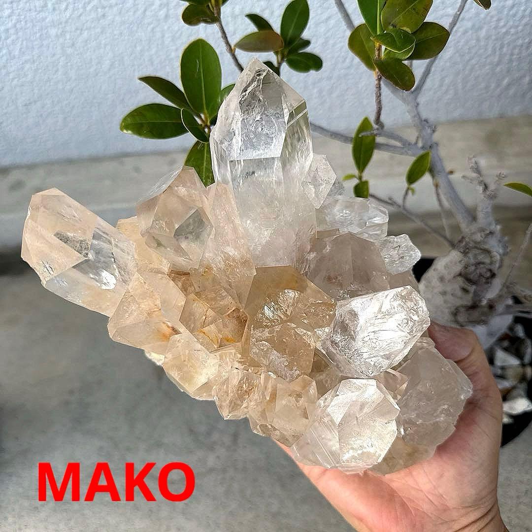 M1736☆ヒマラヤ水晶クラスター3.0Kg☆マニカラン産☆N50202-G