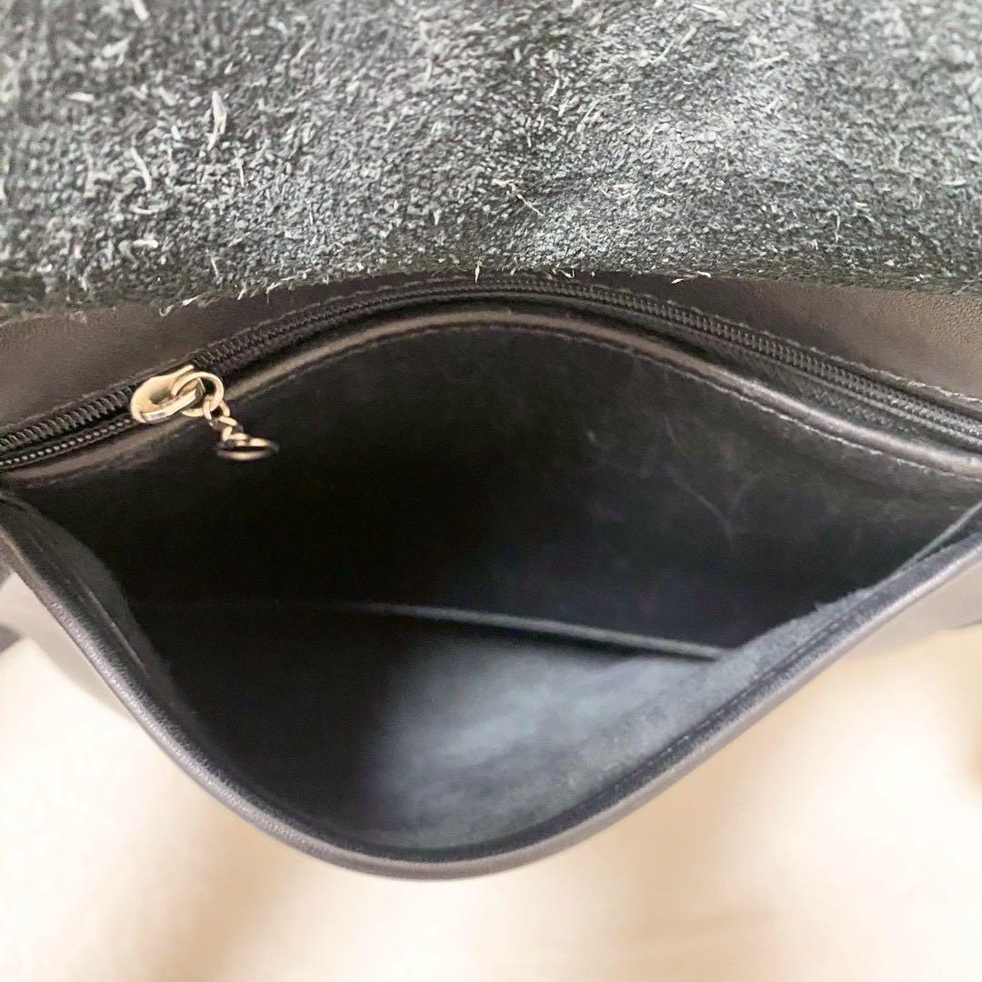 COACH オールドコーチ レザー 9135ヴィンテージショルダーバッグブラック