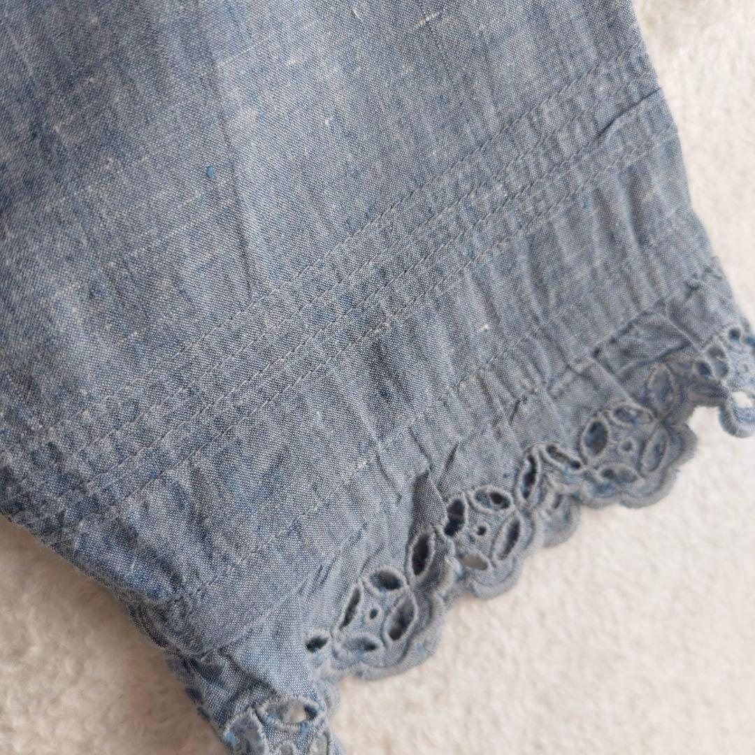 45R 藍インドカディdeTシャツ　45rpm