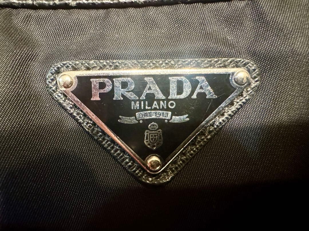 プラダPRADA 2VG860 トートバッグ ブラック リナイロン サフィアーノ