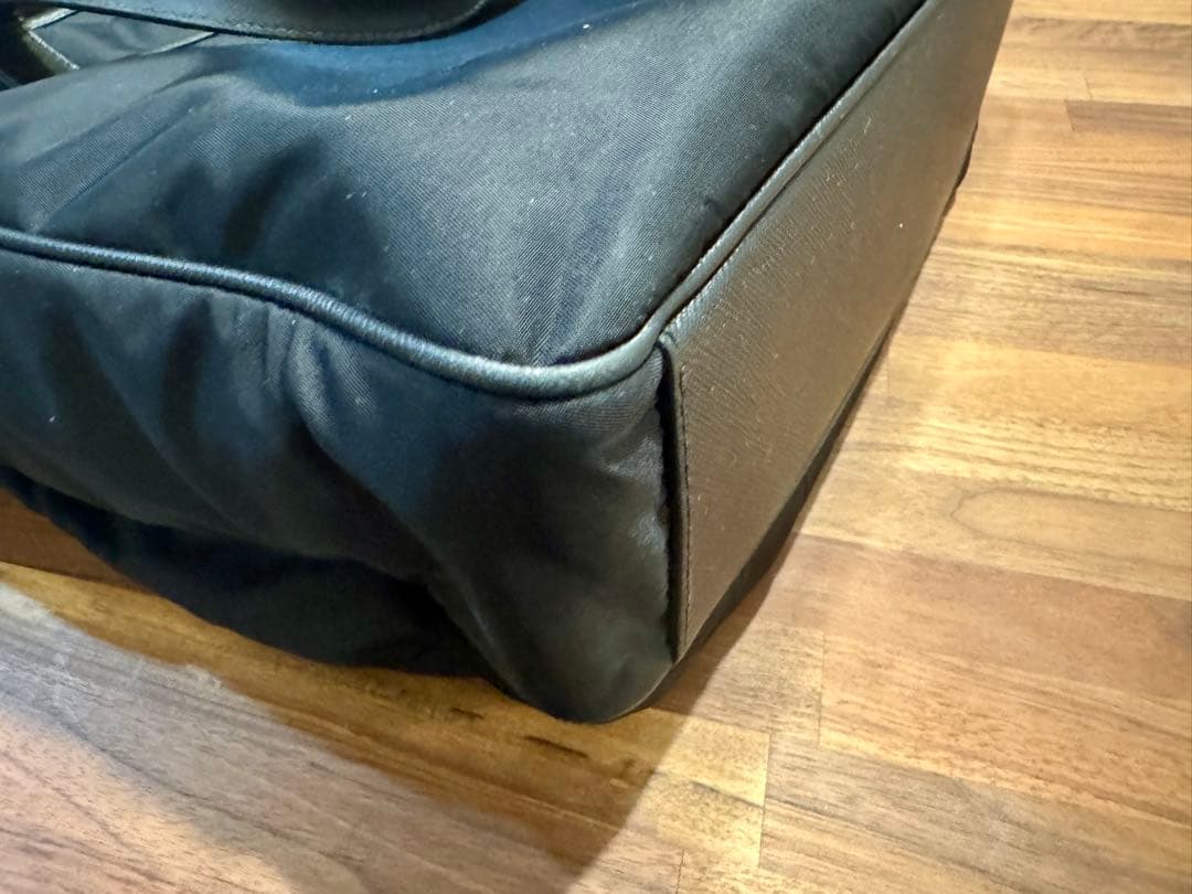 プラダPRADA 2VG860 トートバッグ ブラック リナイロン サフィアーノ