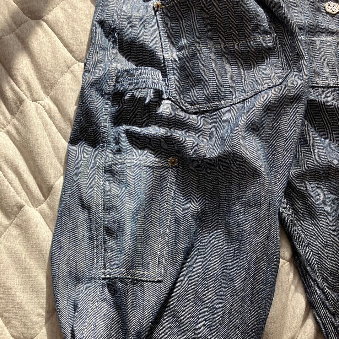 デニムオーバーオール ストロングホールド　36