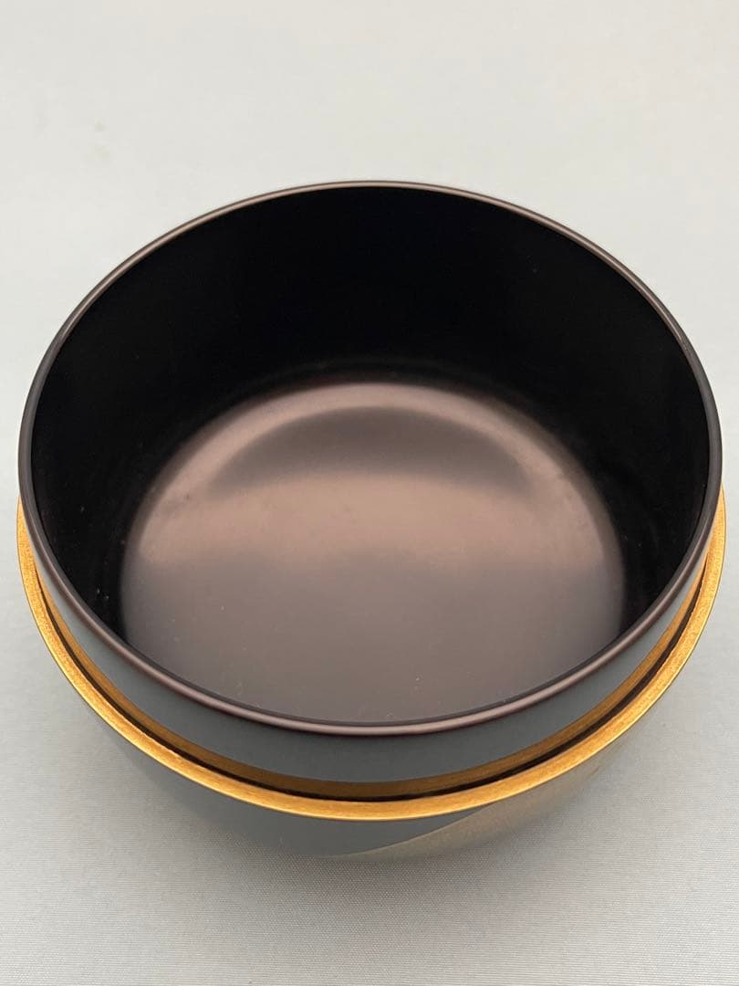 輪島塗　鈴谷鐡五郎　遠山平棗　共箱　無傷　未使用品　茶道具　棗　真物保証