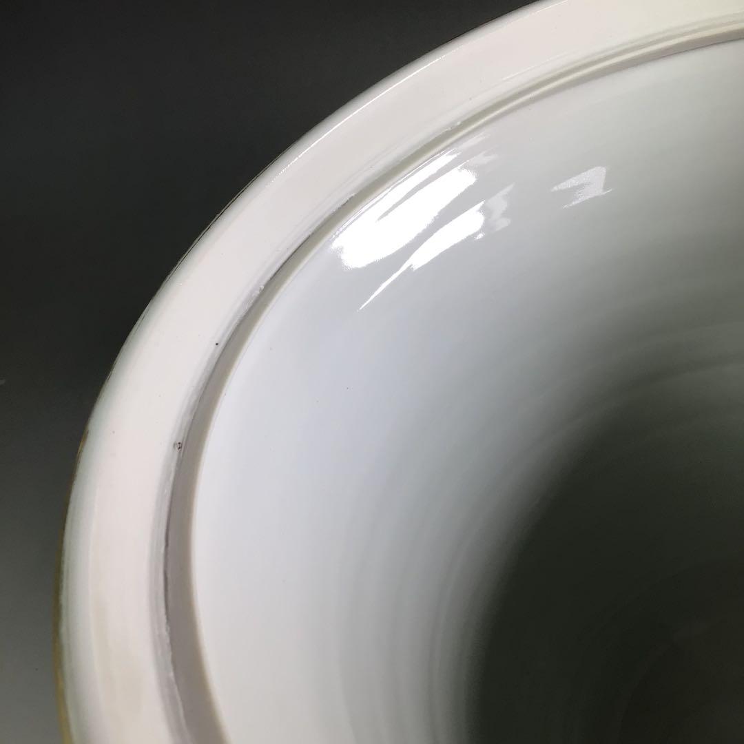 Ｒ２９６　水指　『在銘』『金地』『老松文』『末広水指』　木箱　茶道具