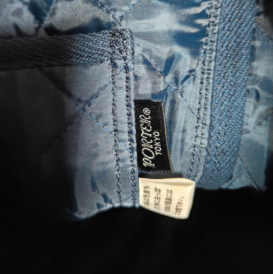 【極美品】ポーター　ショルダーバック　デニム　通勤　通学　旅行　大容量　A4収納