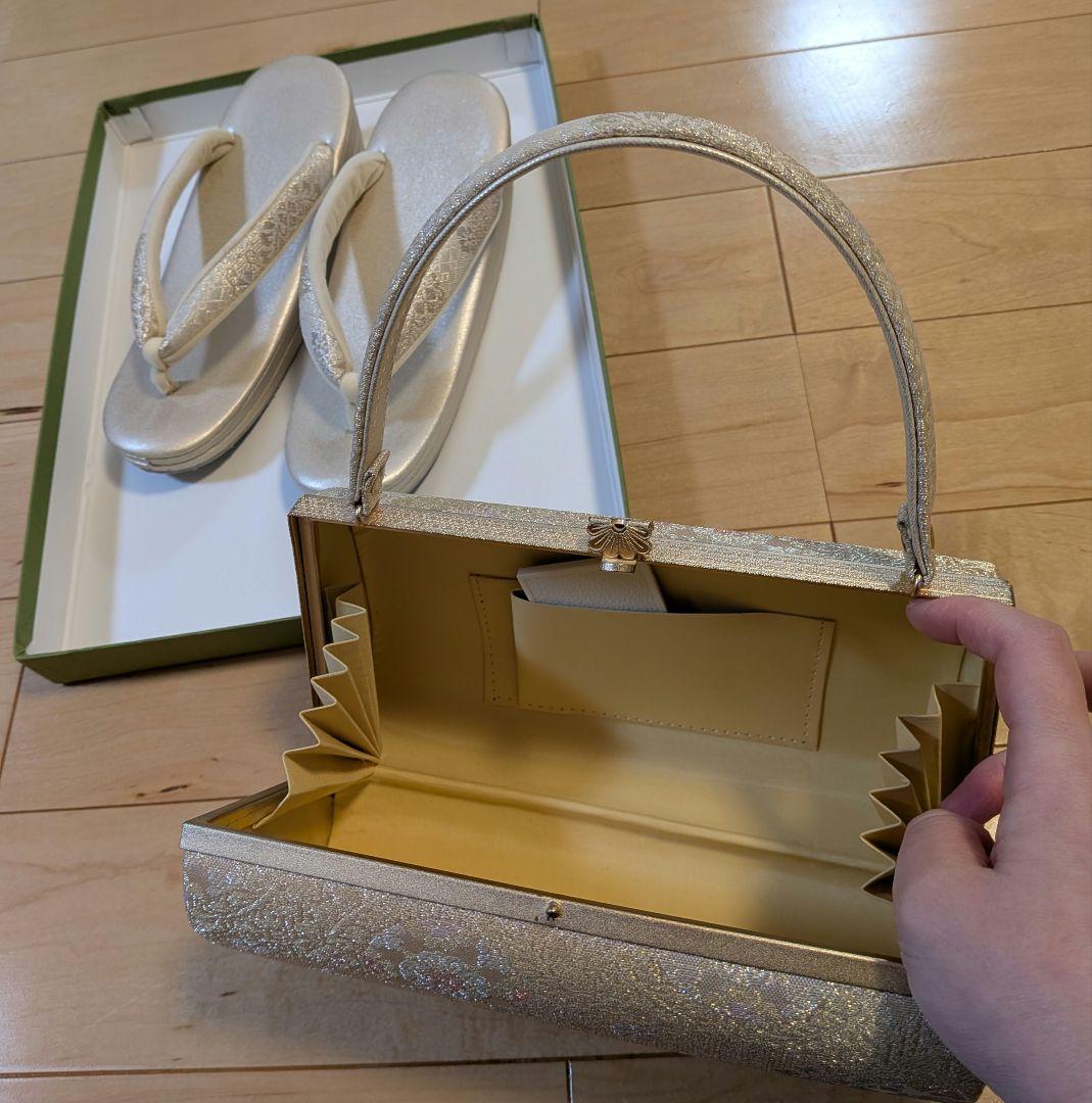 礼装　和装バッグ草履セット　入学式　卒業式　七五三　和装バッグと草履セット