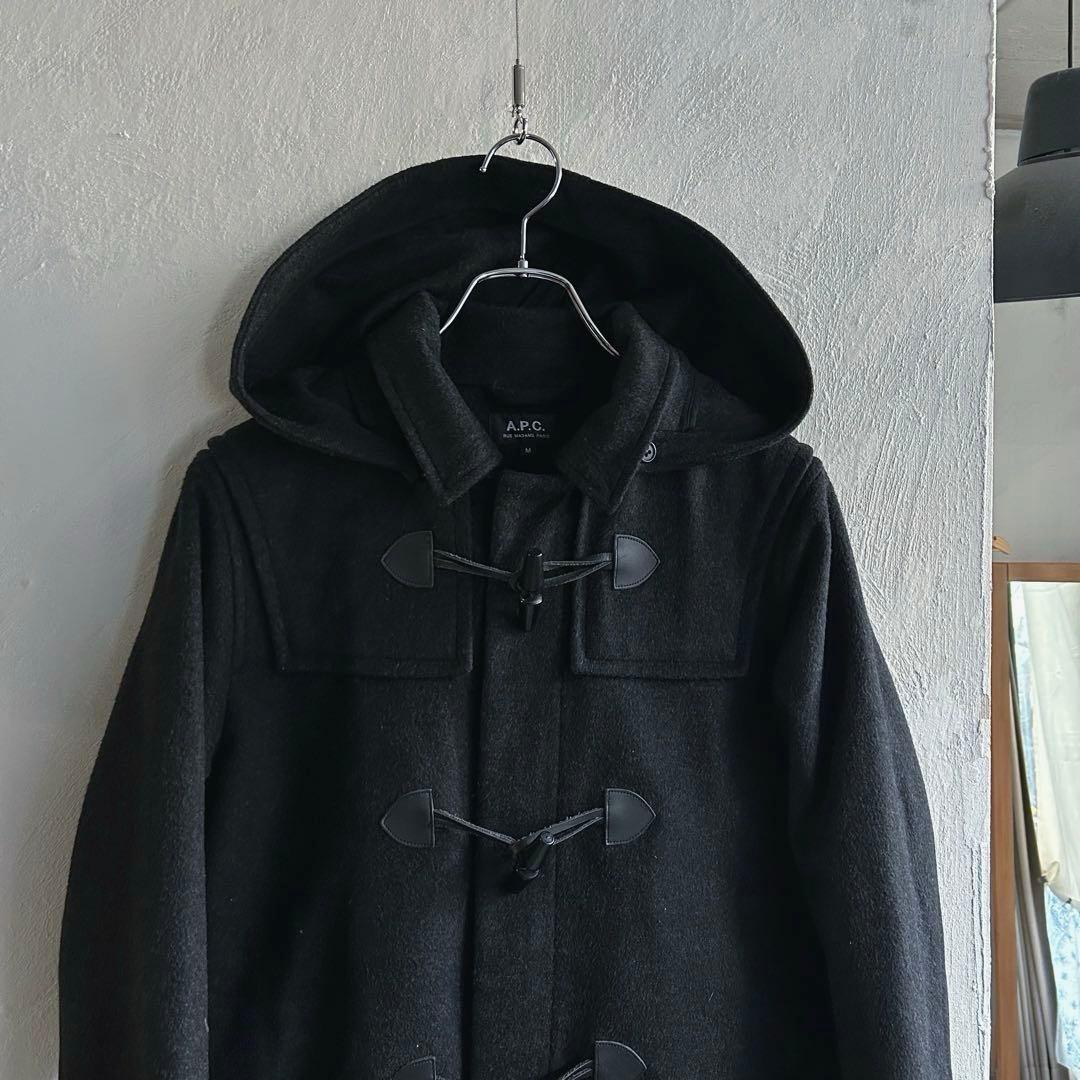 極美 A.P.C. ダッフルコート ブラック M APC