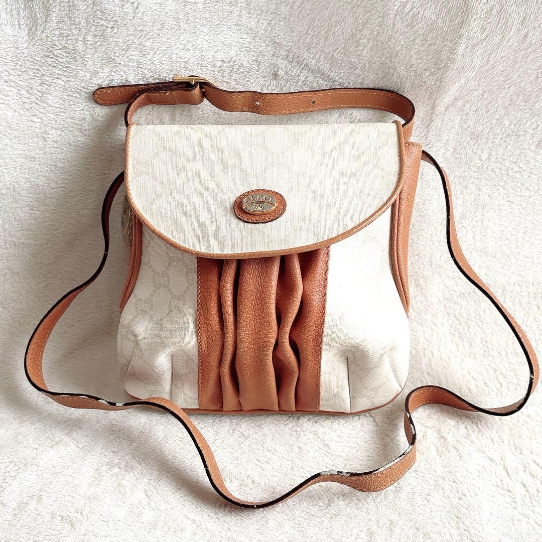 【正規品】GUCCI グッチ プラス GG ショルダーバッグ オールドグッチ