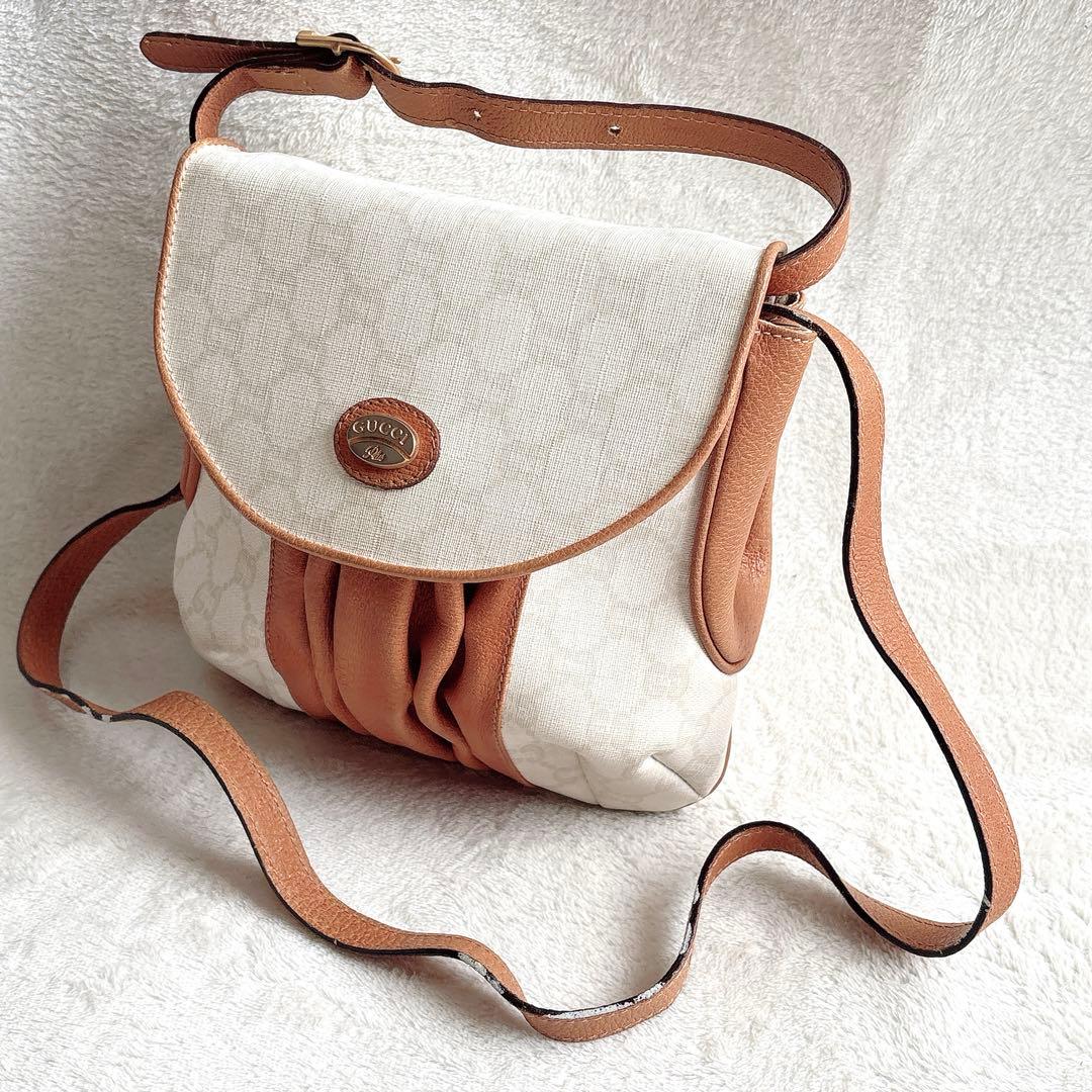 【正規品】GUCCI グッチ プラス GG ショルダーバッグ オールドグッチ