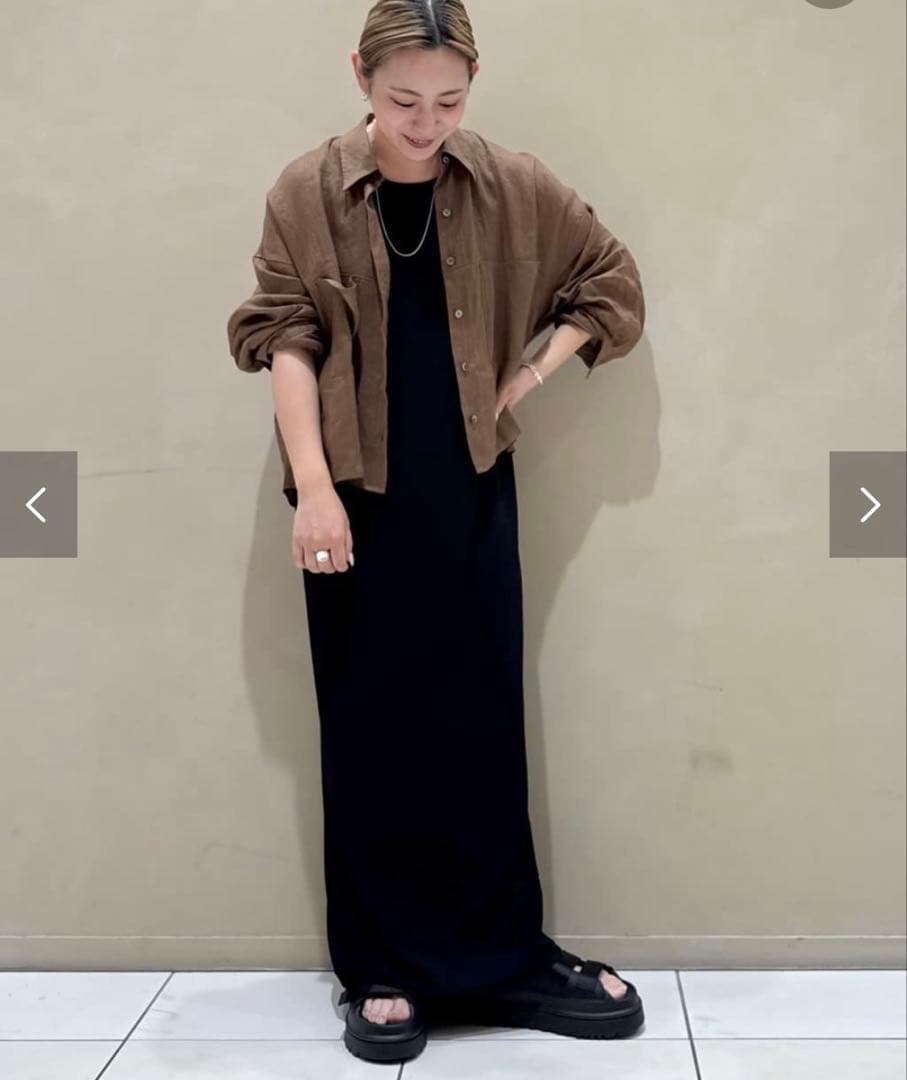 2025ss Plage RAMIE LYOCELL CROPPED シャツ