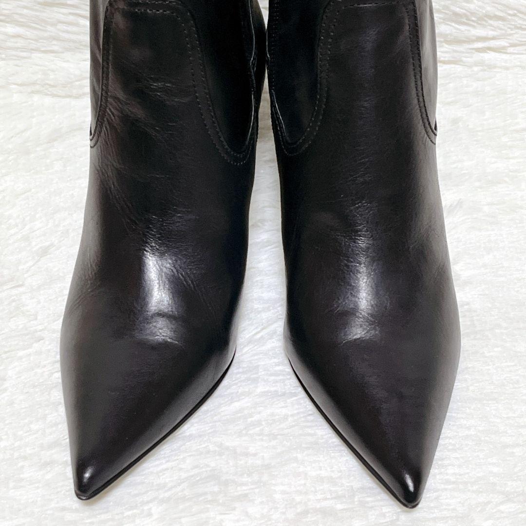 【極美品】DIANA ダイアナ ロングブーツ 黒 24cm レザー 日本製 美脚