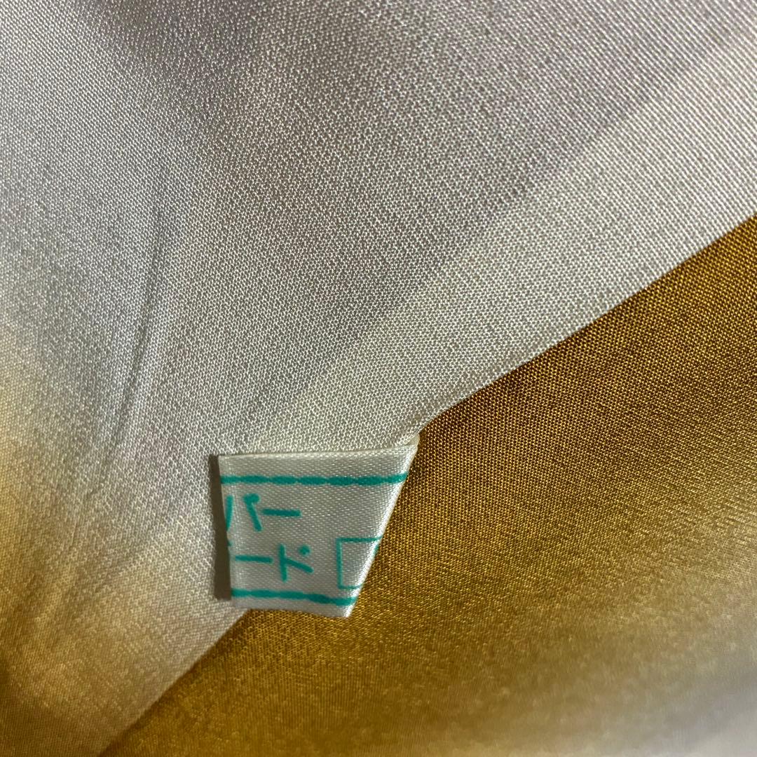 D39 訪問着 紬 辻ヶ花 絞り 正絹 着物 袷