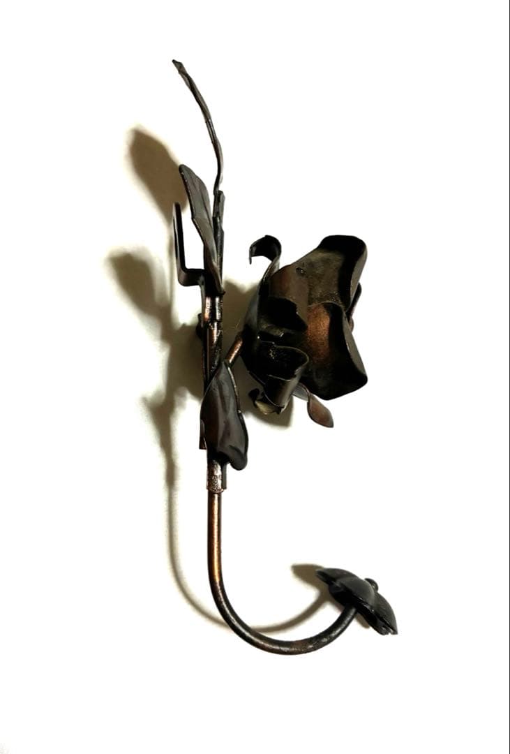 アイアンフック ウォールフック 薔薇 バラ リーフ アンティーク ヴィンテージ