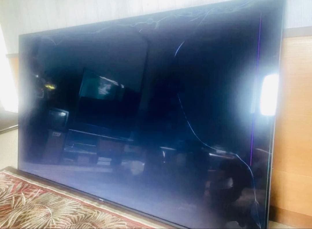 ★Hisense 75A6H 75インチ75型4K画面割れ引き取りのみ2023年