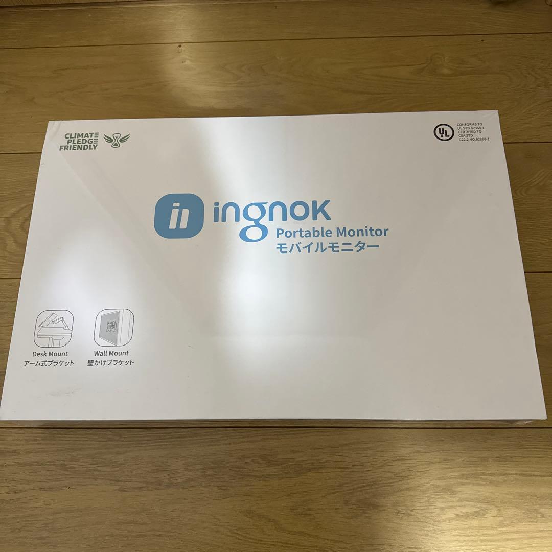 新品未使用IngnoK ポータブルモニター 18.5インチモバイルモニター
