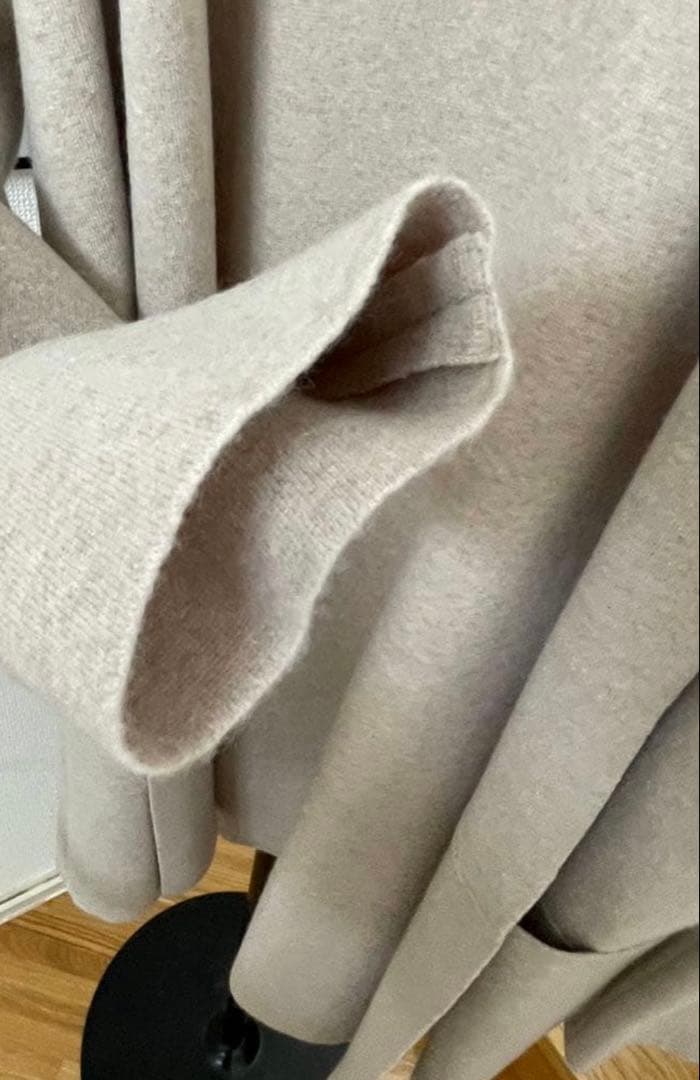 アニオナAGNONA カシミアニットジャケットコート未使用に近い