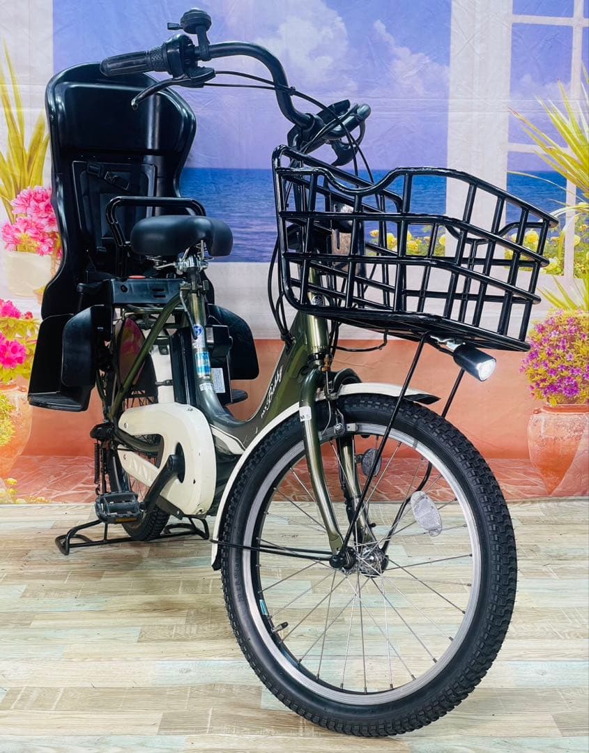 人気モデル！パスバビー12AH⭐️ヤマハ子供乗せ電動アシスト自転車Y3418